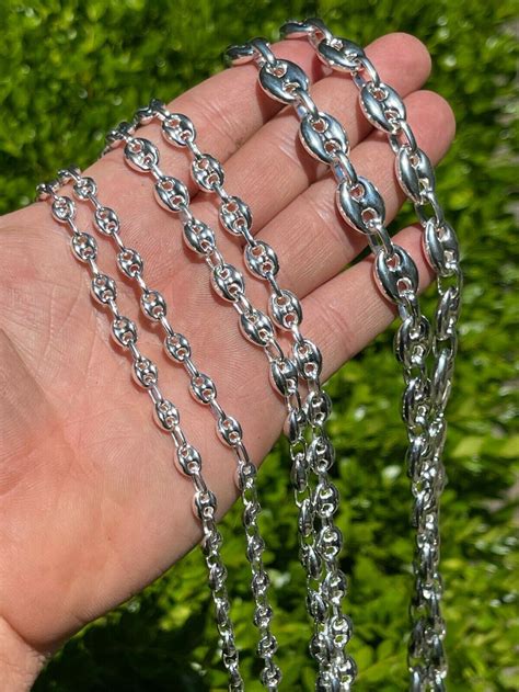 Puffed Gucci Link Chain Bracelet 